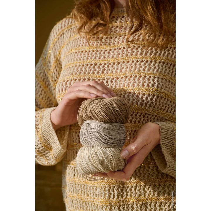 Lana Grossa Pattern Sommerpullover mit Mustermix Strickanleitung - Lana Grossa (Heft) bei bei bei bei bei Lieblingsgarn