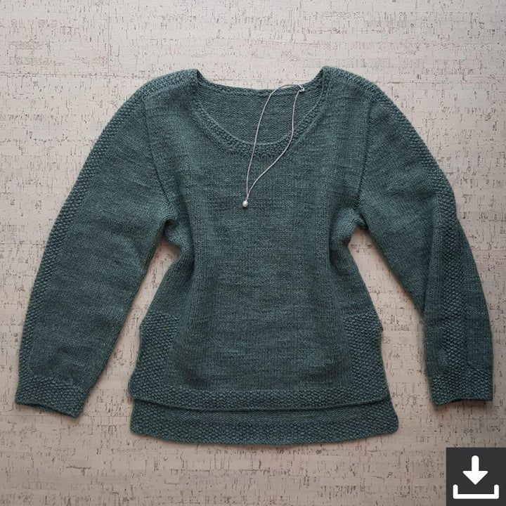 Nadelmelodie Pearl Sweater Strickanleitung - Strickanleitung (PDF) bei bei bei bei Lieblingsgarn