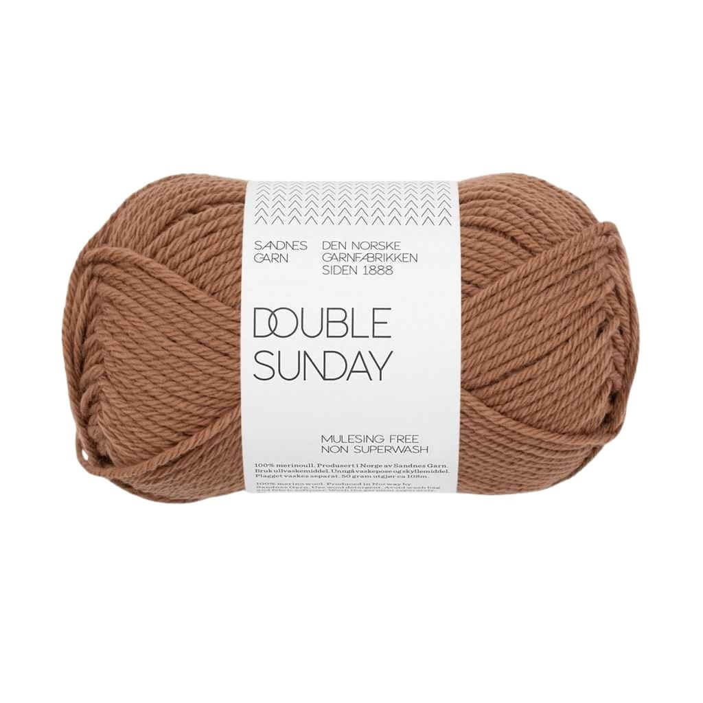 Sandnes Garn Double Sunday, Farbe 3052 pecan brown – Merino bei Lieblingsgarn