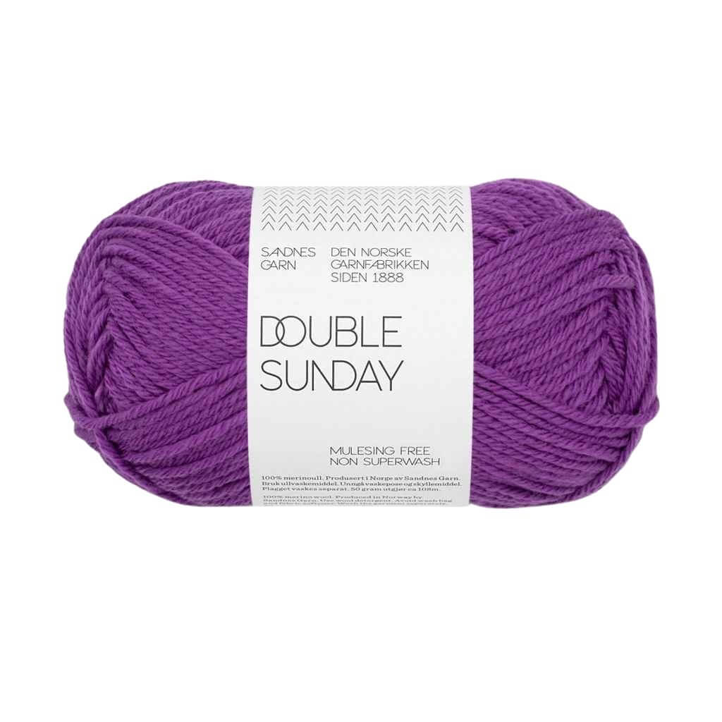 Sandnes Garn Double Sunday, Farbe 5045 plum – Merino bei Lieblingsgarn