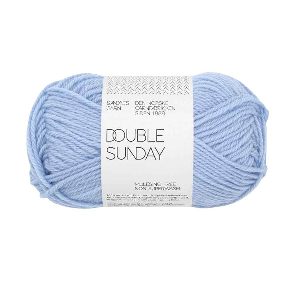 Sandnes Garn Double Sunday, Farbe 5812 brunnera blue – Merino bei Lieblingsgarn