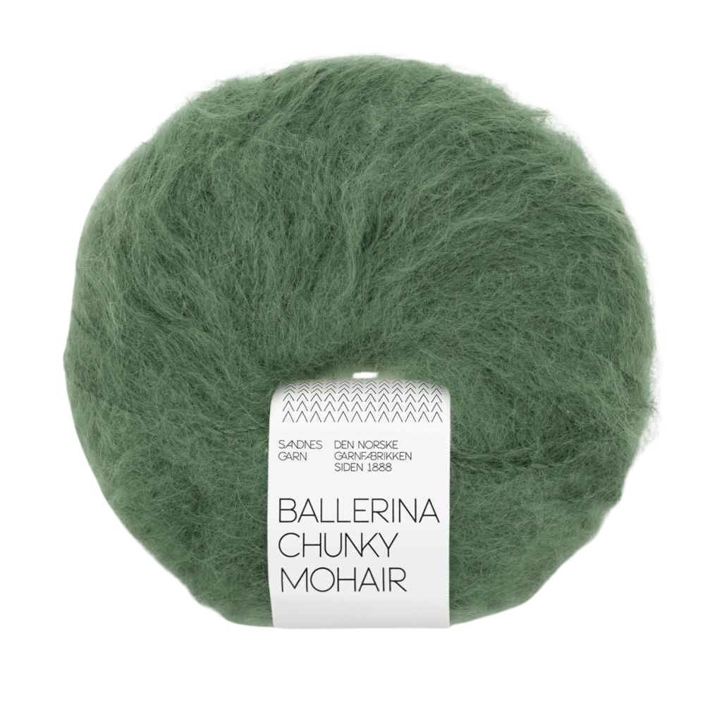 Sandnes Garn Ballerina Chunky Mohair, Farbe 8073 elm green – Mohair, Schurwolle und Synthetik bei Lieblingsgarn