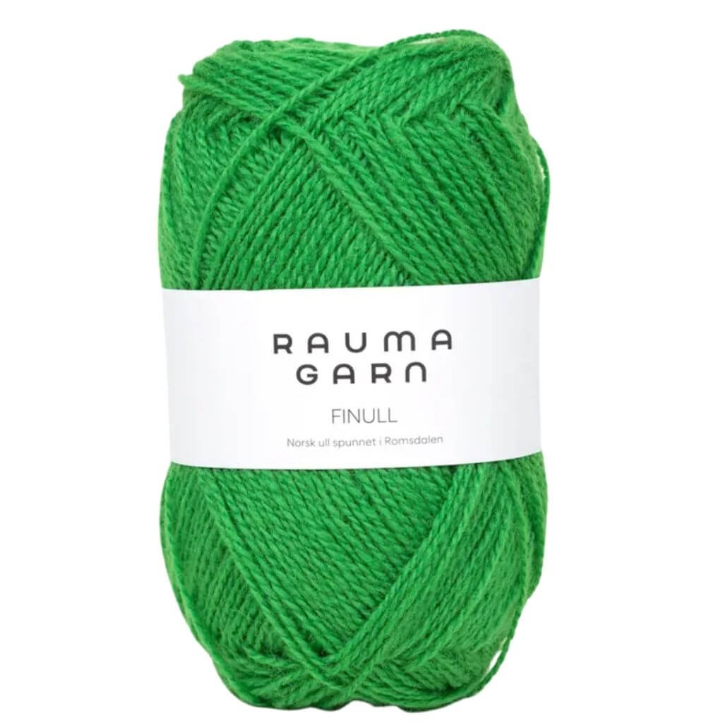 Rauma Finull, Farbe 0430 Grønn – Schurwolle bei Lieblingsgarn