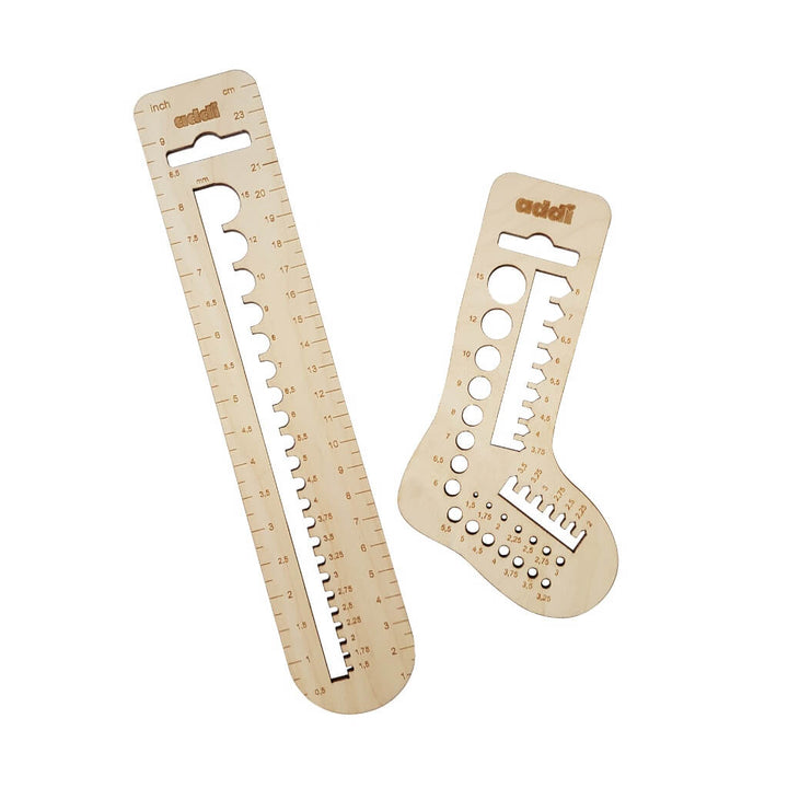 Addi addiCalibro Holznadelmaße 2-er Set - 535-2 bei bei bei bei Lieblingsgarn