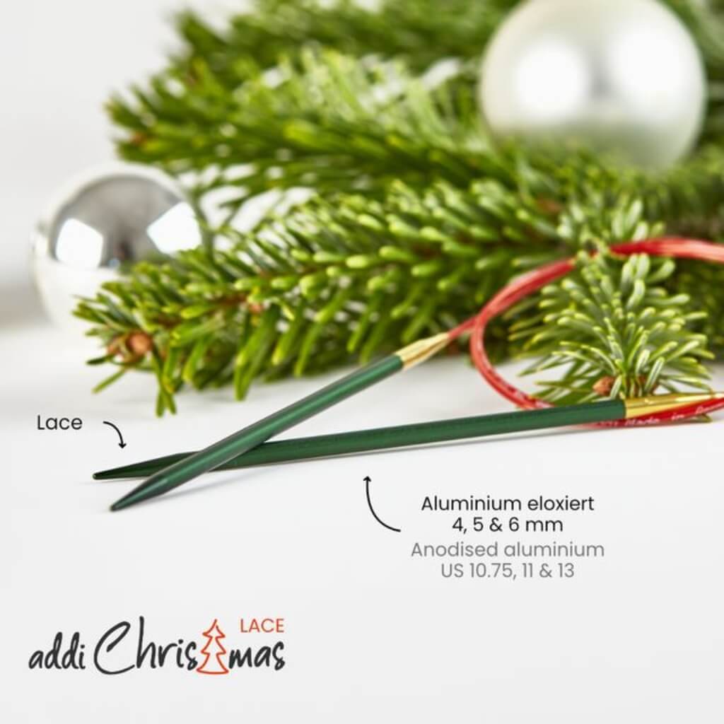 Addi addiChristmas Lace Rundstricknadel bei bei bei bei bei bei bei Lieblingsgarn