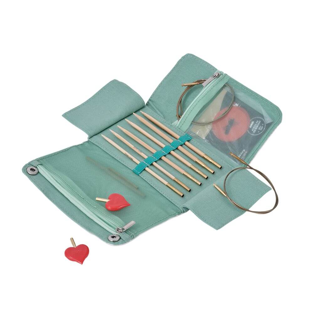 Addi addiClick Starter Set Bambus bei bei bei bei Lieblingsgarn