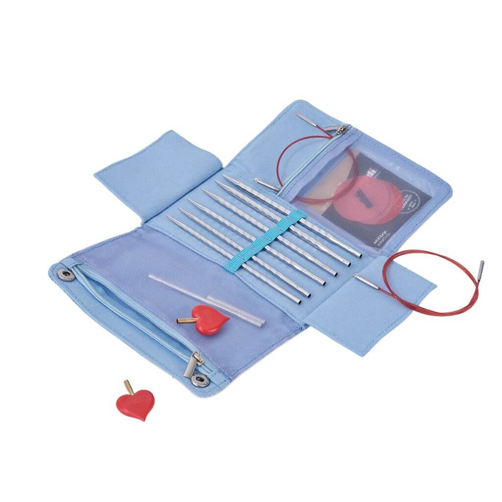 Addi addiClick Starter Set Novel Long bei bei bei bei Lieblingsgarn