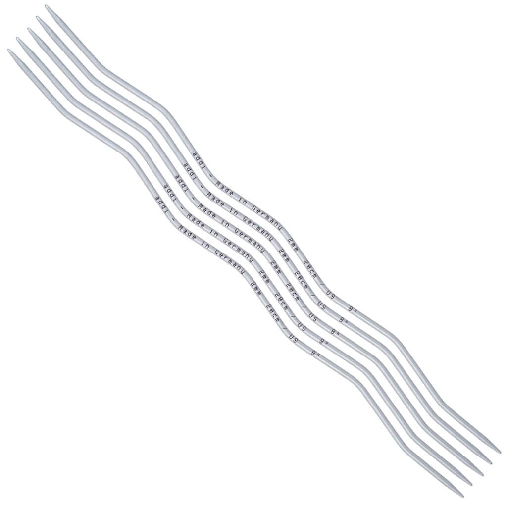 addiCraSy Snake Lace Nadelspiel, Farbe 20 – Metall bei Lieblingsgarn