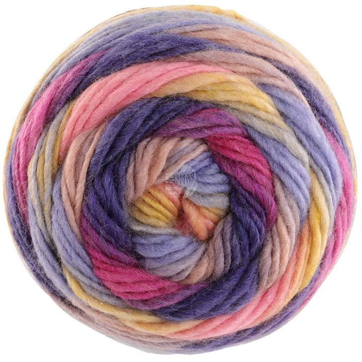 Lana Grossa Aktion Colorato, Farbe 3 Sandgelb/Rosa/Blau/Pfirsich/Dunkelblau/Pink – Merino und Synthetik bei Lieblingsgarn