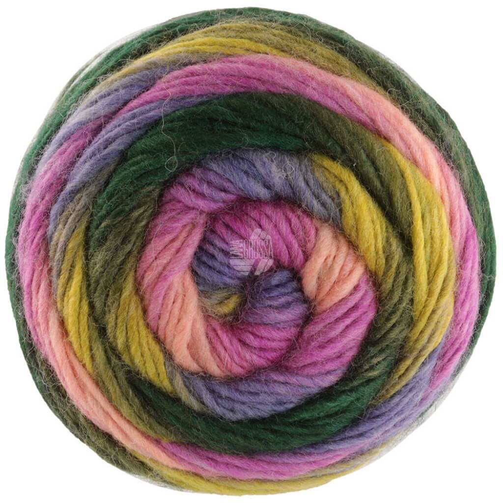 Lana Grossa Aktion Colorato, Farbe 9 Graublau/Fuchsia/Lachs/Pistazie/Kiwi/Tannengrün – Merino und Synthetik bei Lieblingsgarn