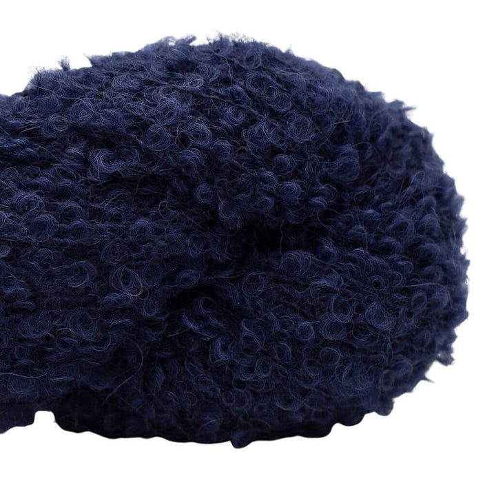 Kremke Alpaka Bouclé, Farbe b426_10125 Navy – Alpaka und Synthetik bei Lieblingsgarn