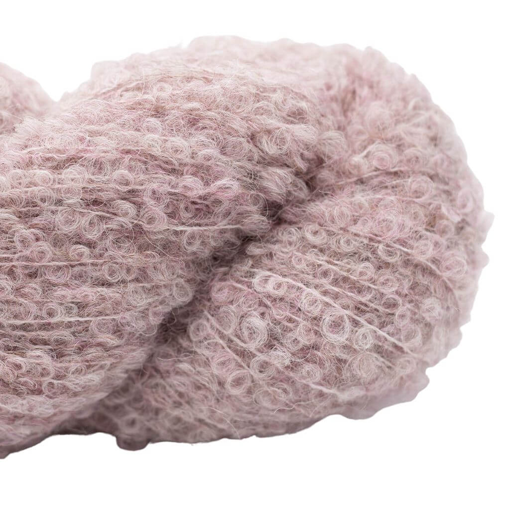 Kremke Alpaka Bouclé, Farbe c970 Mauve melange – Alpaka und Synthetik bei Lieblingsgarn