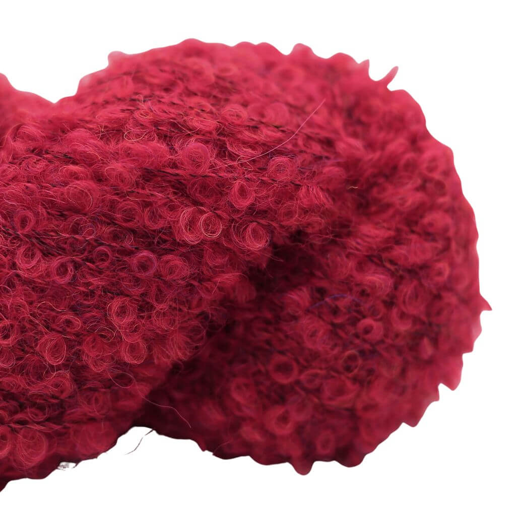 Kremke Alpaka Bouclé, Farbe zq04 Rot – Alpaka und Synthetik bei Lieblingsgarn