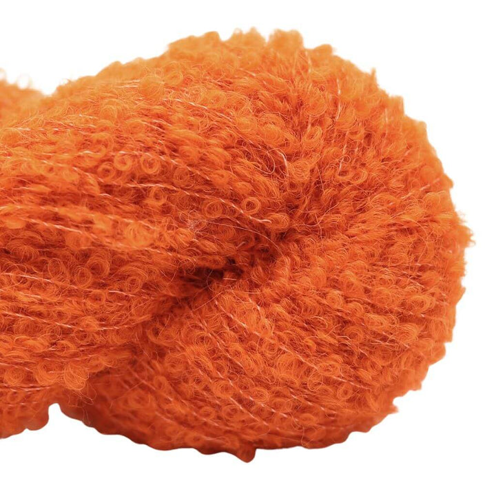 Kremke Alpaka Bouclé, Farbe zt35 Orange – Alpaka und Synthetik bei Lieblingsgarn
