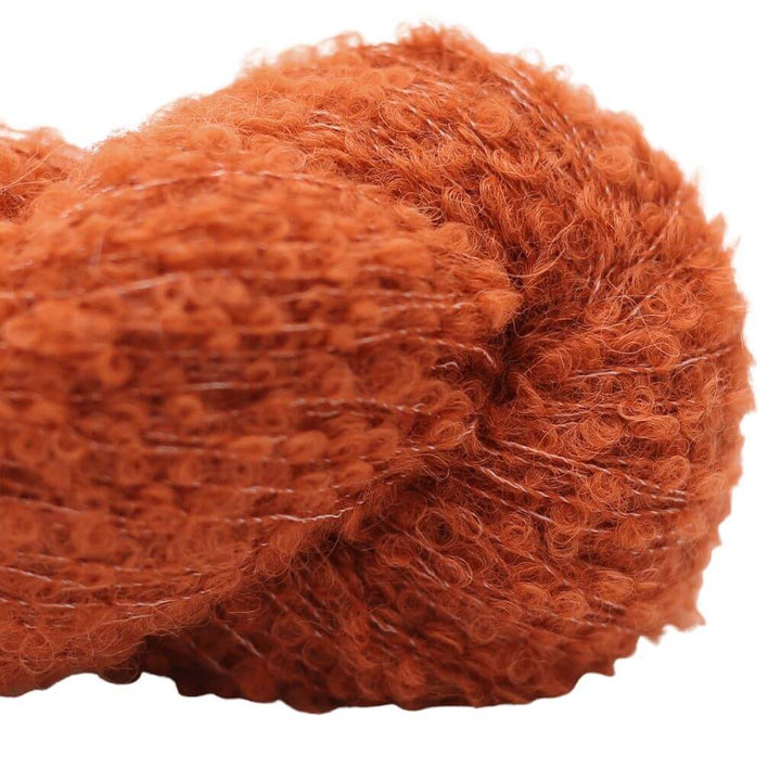 Kremke Alpaka Bouclé, Farbe zt36 Terracotta – Alpaka und Synthetik bei Lieblingsgarn