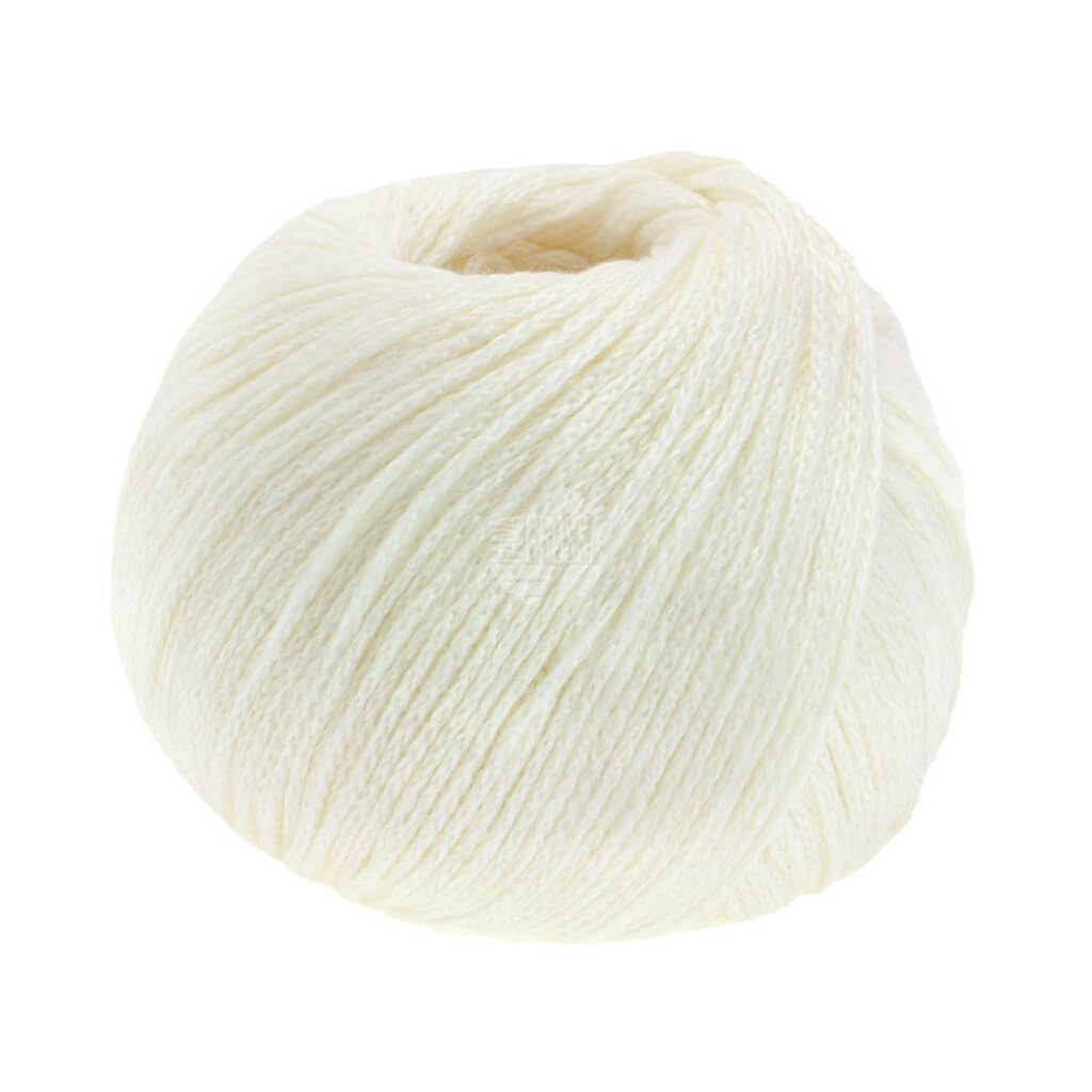 Lana Grossa Alta Moda Cotolana, Farbe 18 Weiß – Baumwolle, Merino und Polyamid bei Lieblingsgarn