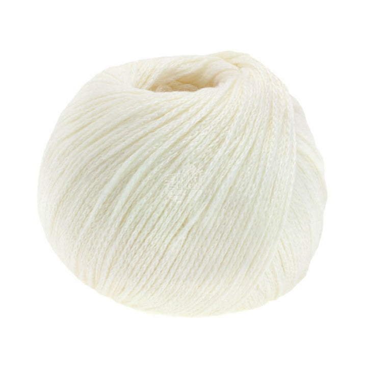 Lana Grossa Alta Moda Cotolana, Farbe 18 Weiß – Baumwolle, Merino und Polyamid bei Lieblingsgarn