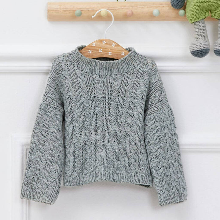 Lana Grossa Pattern Pullover im Zopfmuster Strickanleitung - Lana Grossa (Heft) bei bei bei bei bei bei bei Lieblingsgarn