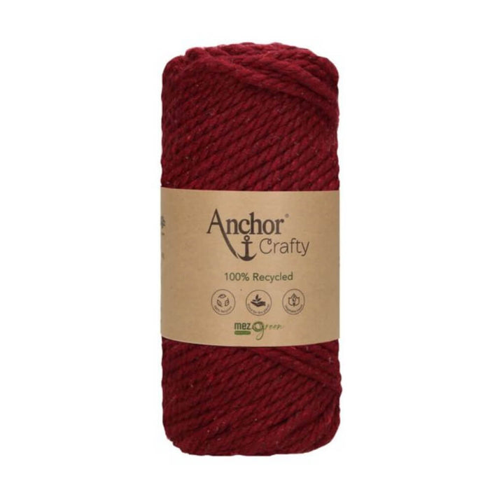 Anchor Crafty Makramee Garn 5 mm, Farbe 119 Burgundy – Baumwolle und Polyester bei Lieblingsgarn