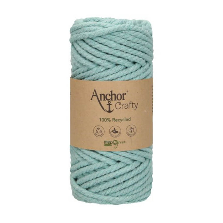 Anchor Crafty Makramee Garn 5 mm, Farbe 117 Mint Blue – Baumwolle und Polyester bei Lieblingsgarn