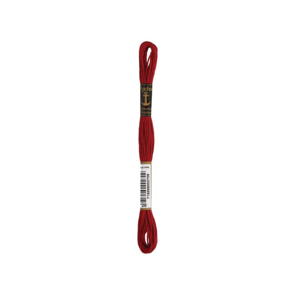 Anchor Sticktwist, Farbe 20 weinrot – Baumwolle bei Lieblingsgarn
