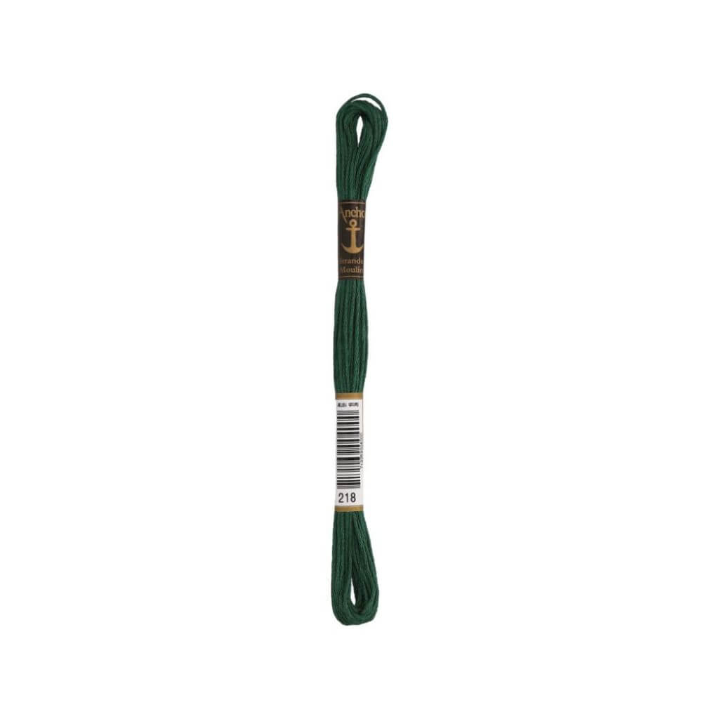 Anchor Sticktwist, Farbe 218 dunkel jagdgrün – Baumwolle bei Lieblingsgarn