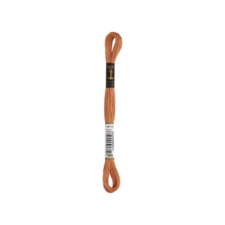 Anchor Sticktwist, Farbe 369 zimt – Baumwolle bei Lieblingsgarn