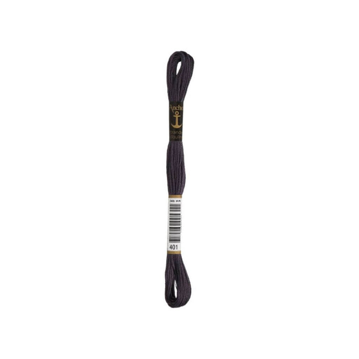 Anchor Sticktwist, Farbe 401  anthrazit – Baumwolle bei Lieblingsgarn