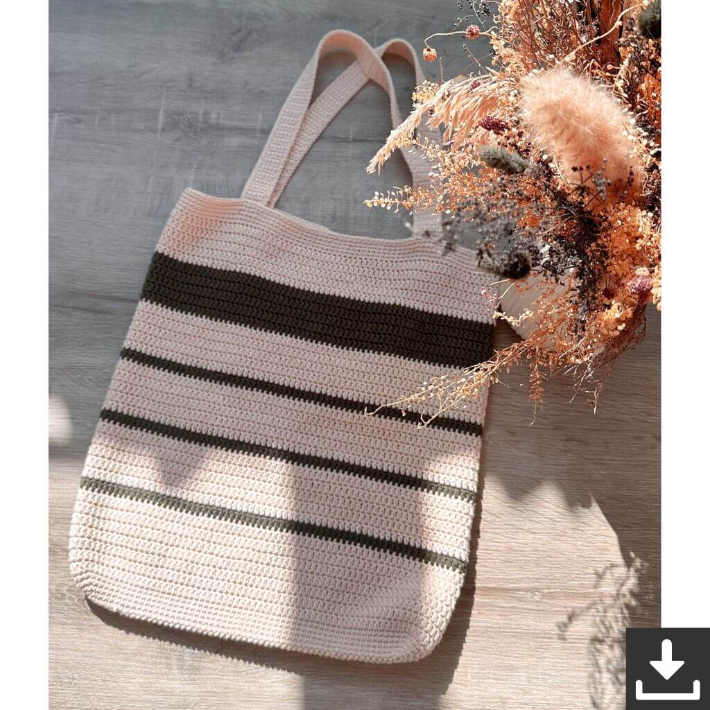 AO Design Pattern Shopping Tasche Häkelanleitung - AO Design (PDF) bei bei bei bei Lieblingsgarn