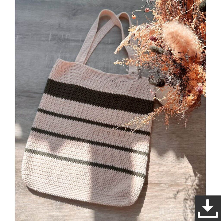 AO Design Pattern Shopping Tasche Häkelanleitung - AO Design (PDF) bei bei bei bei Lieblingsgarn