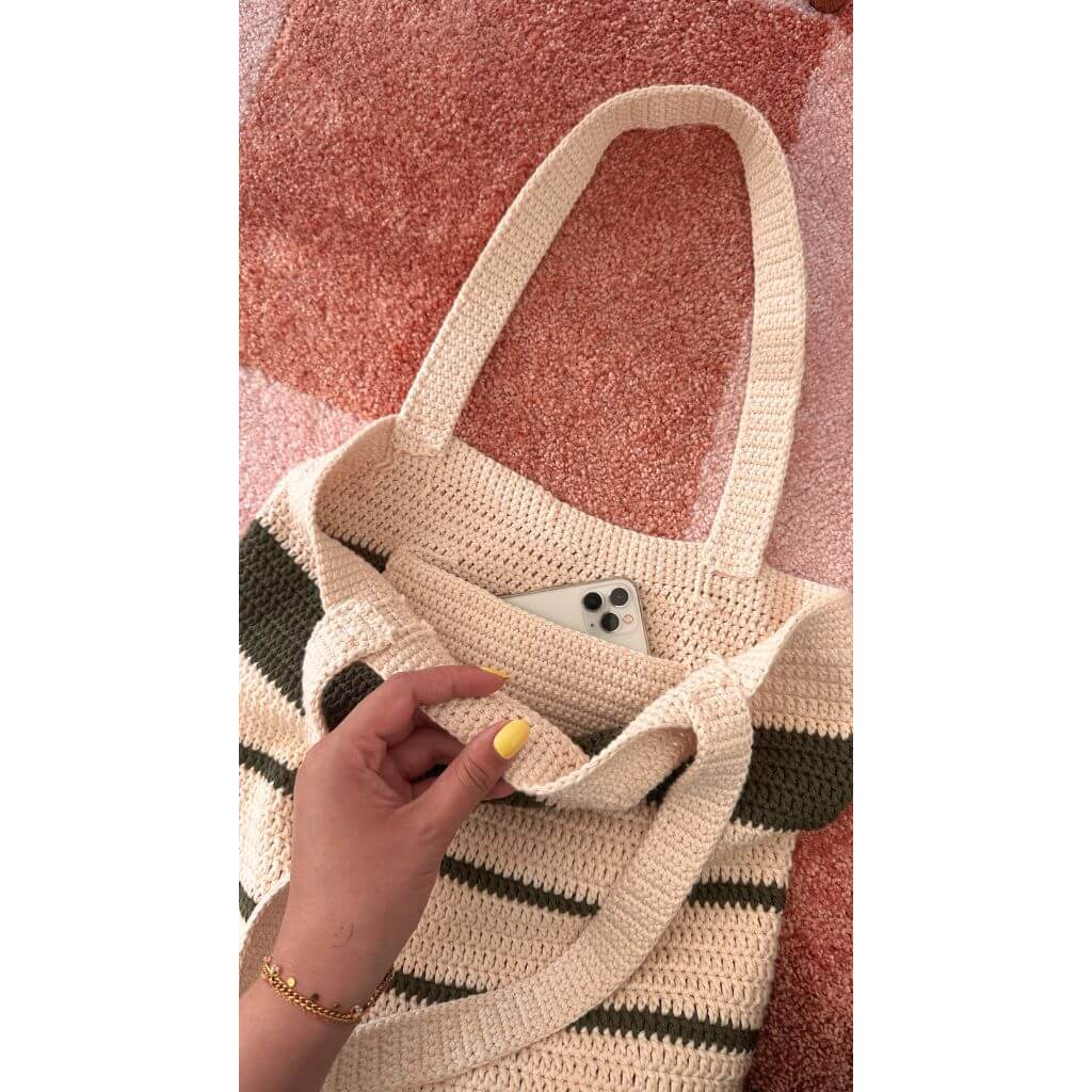 AO Design Pattern Shopping Tasche Häkelanleitung - AO Design (PDF) bei bei bei bei Lieblingsgarn