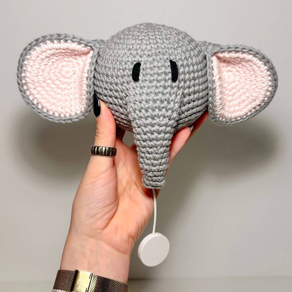 AO Design Pattern Spieluhr Elefant Häkelanleitung - AO Design (PDF) bei bei bei bei bei bei bei bei Lieblingsgarn