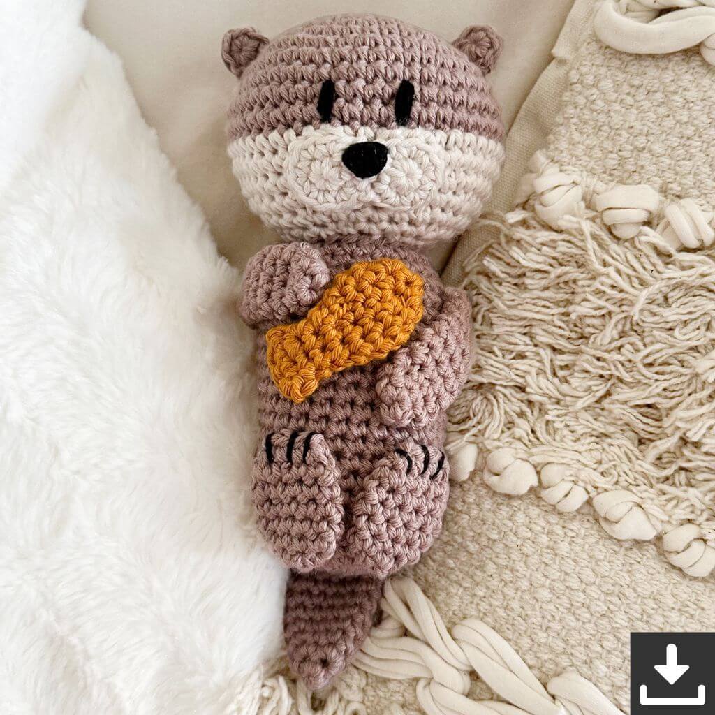 AO Design Pattern Spieluhr Otter Häkelanleitung - AO Design (PDF) bei bei bei bei bei bei bei bei Lieblingsgarn