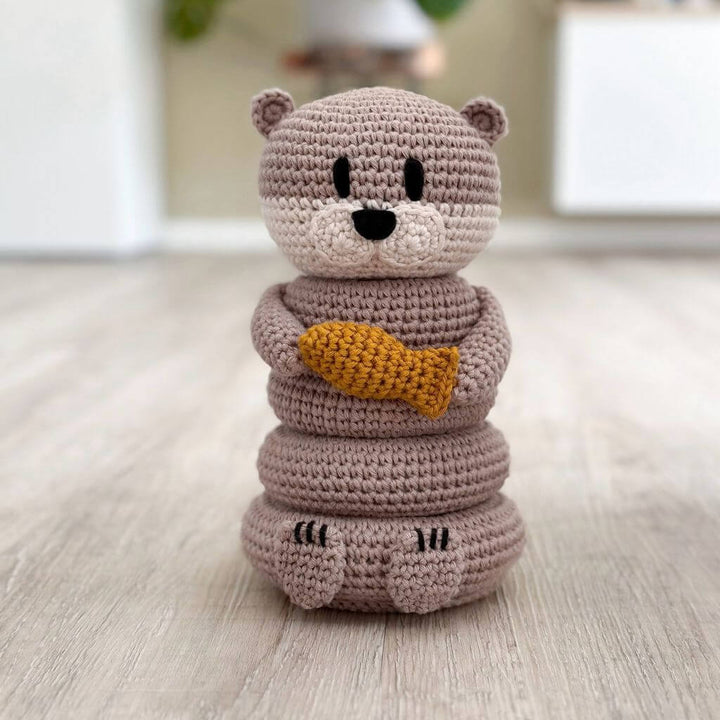 AO Design Pattern Stapelturm Otter Häkelanleitung - AO Design (PDF) bei bei bei bei Lieblingsgarn