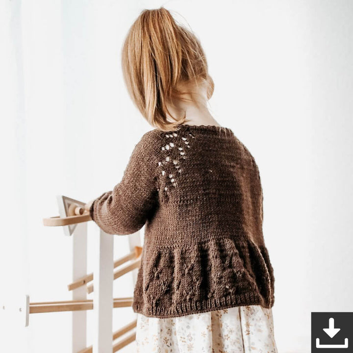 Appelbanne Design Pullover Edla Volang Kofte Strickanleitung - Appelbanne Design (PDF) bei bei bei bei Lieblingsgarn