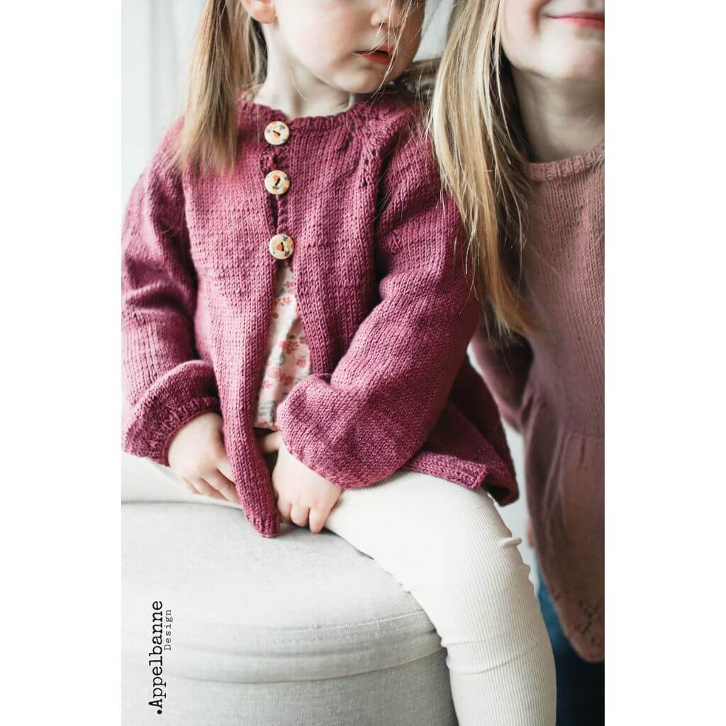Appelbanne Design Pullover Edla Volang Kofte Strickanleitung - Appelbanne Design (PDF) bei bei bei bei Lieblingsgarn