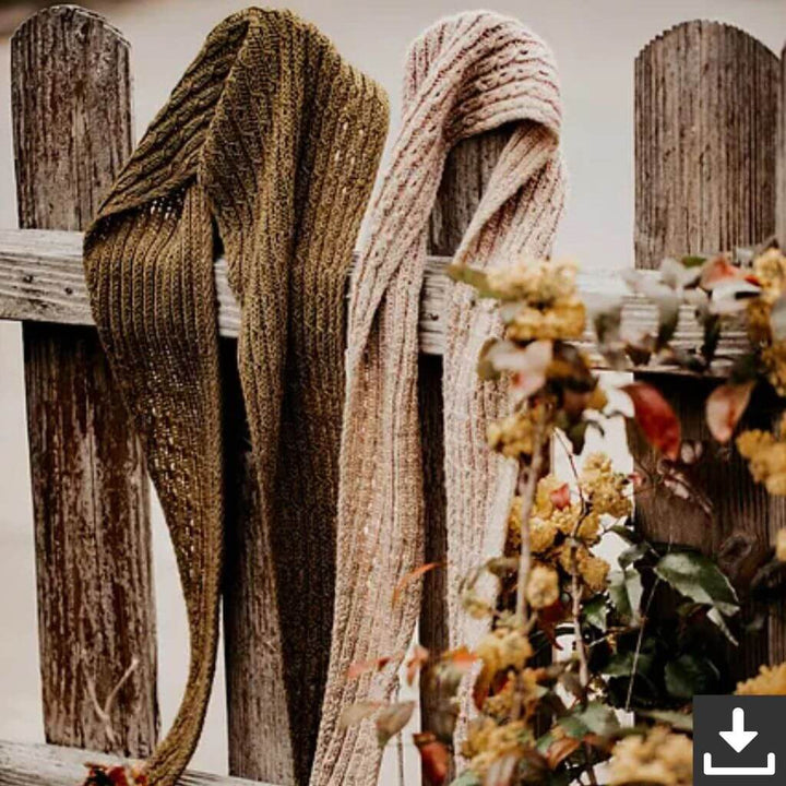 Appelbanne Design Koffieboon Schal Strickanleitung - Appelbanne Design (PDF) bei bei bei bei Lieblingsgarn