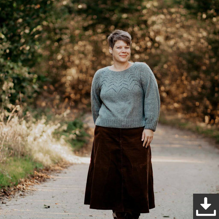 Appelbanne Design Pullover Mandala Shirt Strickanleitung - Appelbanne Design (PDF) bei bei bei bei Lieblingsgarn