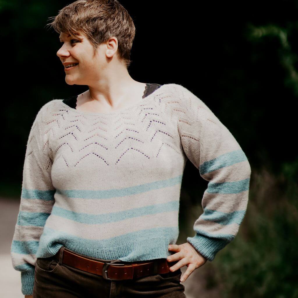 Appelbanne Design Pullover Mandala Shirt Strickanleitung - Appelbanne Design (PDF) bei bei bei bei Lieblingsgarn
