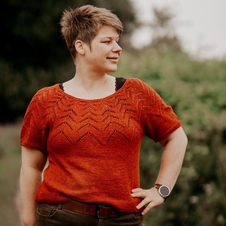 Appelbanne Design Pullover Mandala Shirt Strickanleitung - Appelbanne Design (PDF) bei bei bei bei Lieblingsgarn