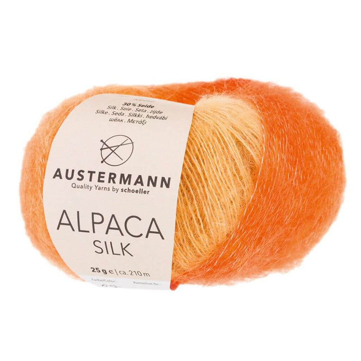 Austermann Alpaca Silk, Farbe 07 Bernstein – Alpaka und Seide bei Lieblingsgarn