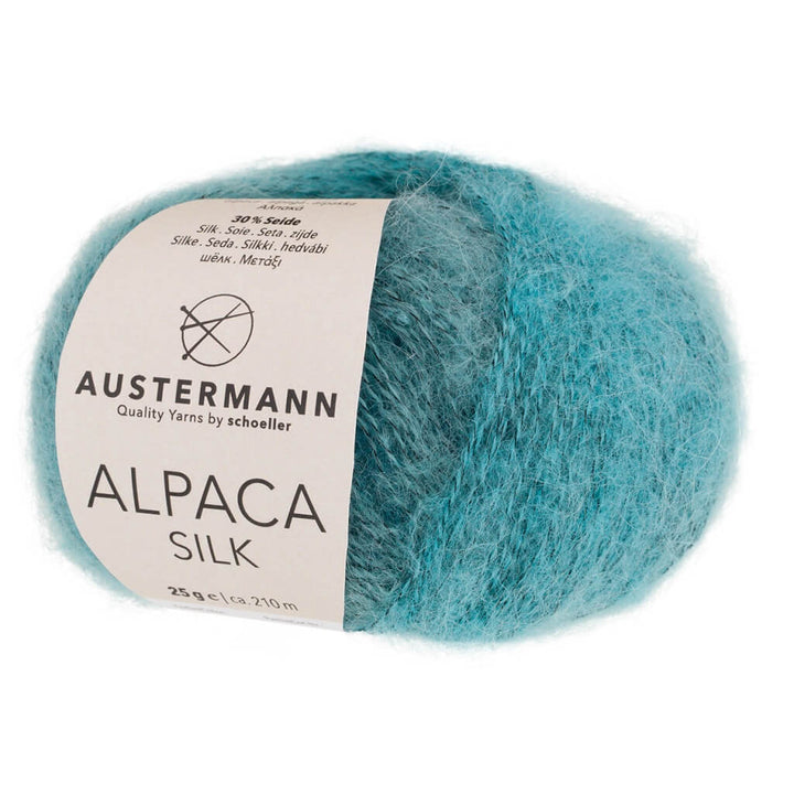 Austermann Alpaca Silk, Farbe Mint – Alpaka und Seide bei Lieblingsgarn