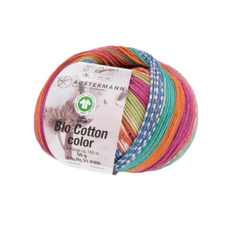 Austermann Bio Cotton Color 50g, Farbe 112 Florida – Baumwolle und Wolle bei Lieblingsgarn