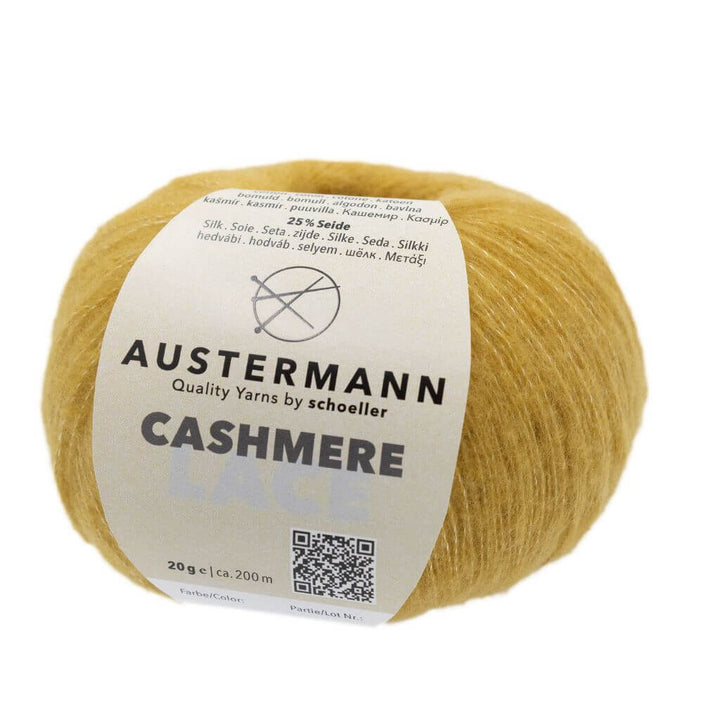 Austermann Cashmere Lace, Farbe 3 Honig – Kaschmir und Seide bei Lieblingsgarn