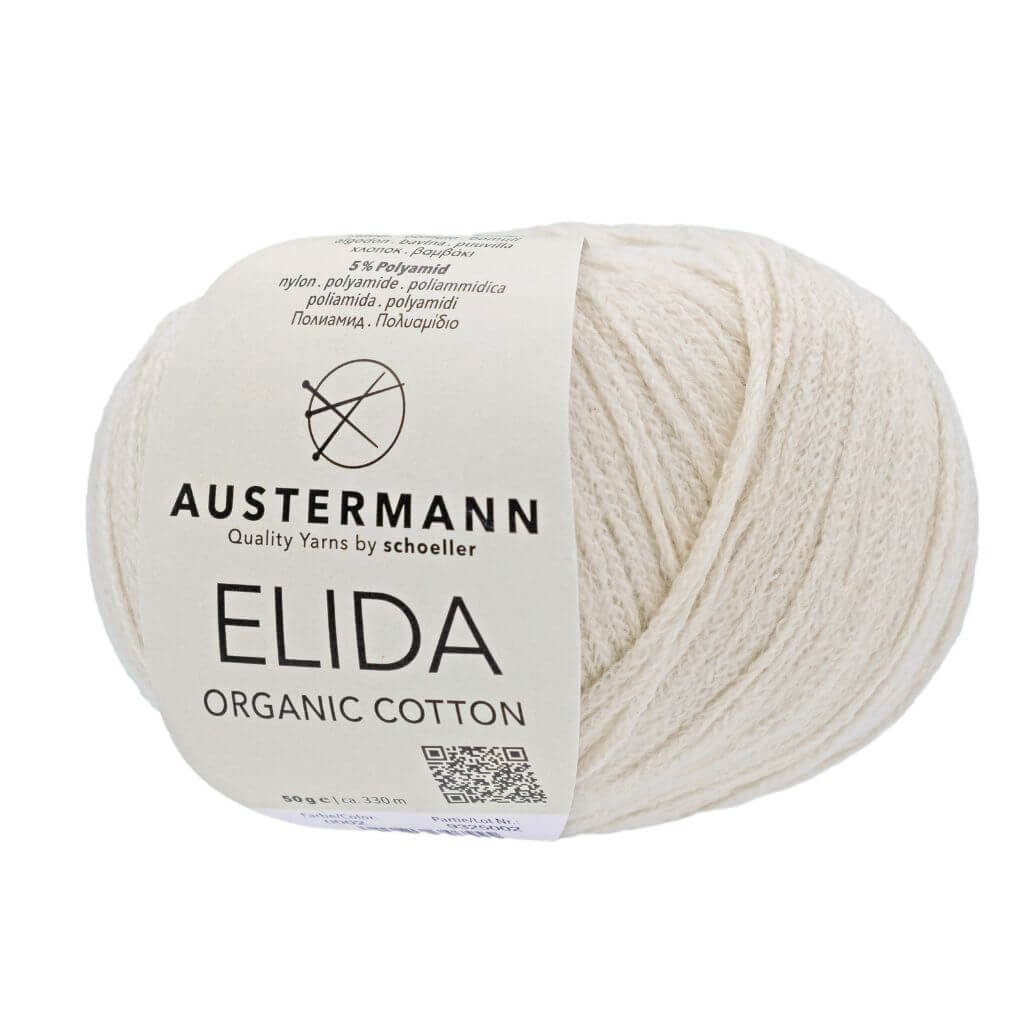 Austermann Elida, Farbe 2 leinen – Baumwolle und Synthetik bei Lieblingsgarn