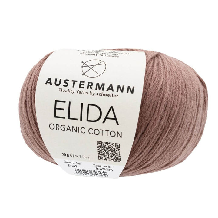 Austermann Elida, Farbe 3 mocca – Baumwolle und Synthetik bei Lieblingsgarn