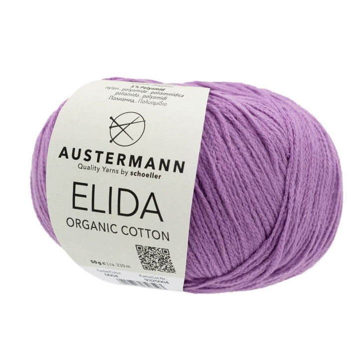 Austermann Elida, Farbe 4 flieder – Baumwolle und Synthetik bei Lieblingsgarn