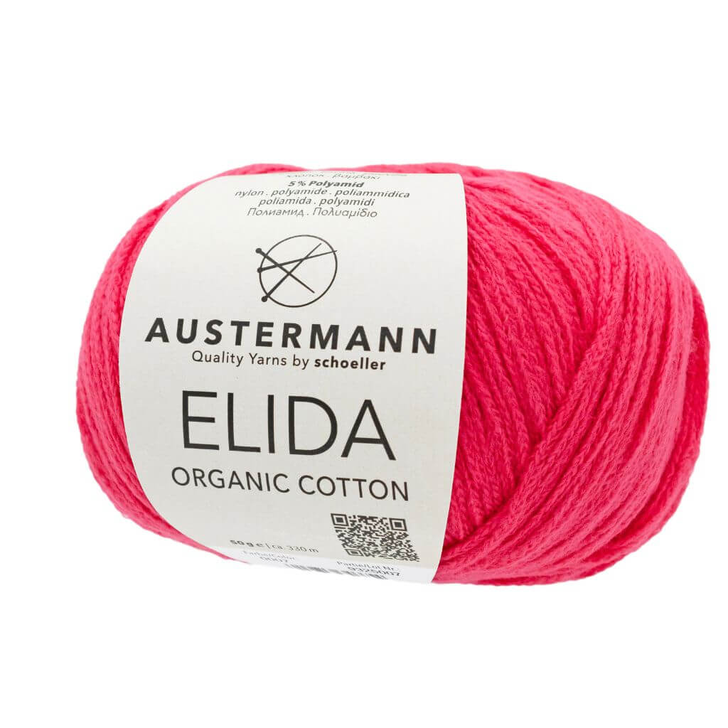 Austermann Elida, Farbe 7 rot – Baumwolle und Synthetik bei Lieblingsgarn