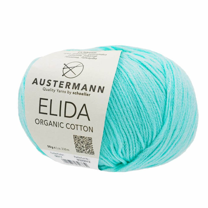 Austermann Elida, Farbe 11 aqua – Baumwolle und Synthetik bei Lieblingsgarn