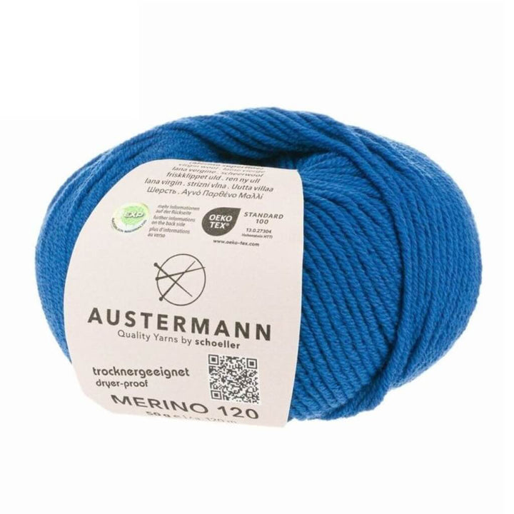 Austermann Merino 120 Exp, Farbe 132 Royal – Merino und Schurwolle bei Lieblingsgarn